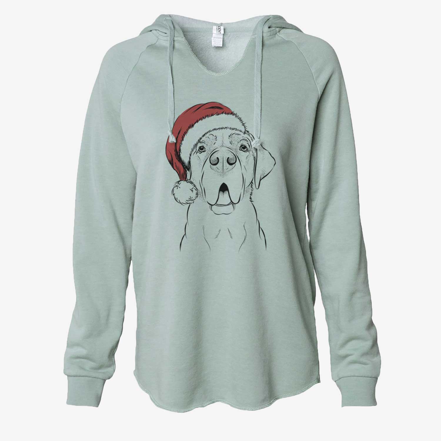 Ceasar the Labrador Hound Mix - Cali Wave Hooded Sweatshirt