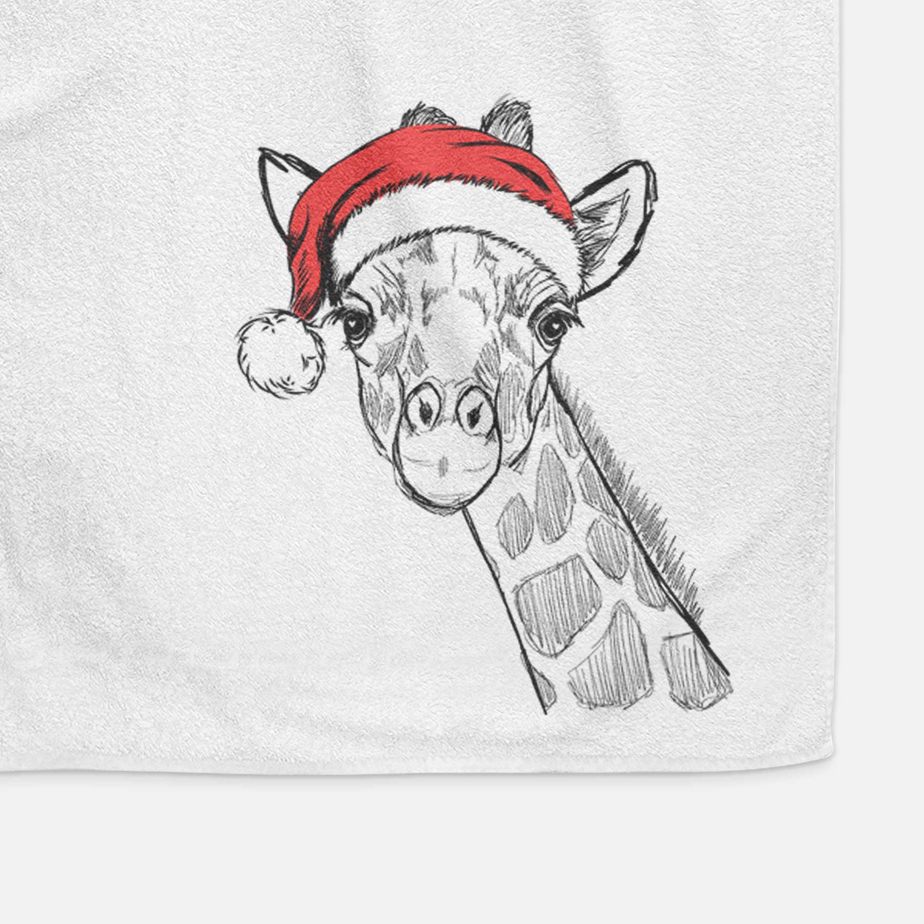 Cedrick the Giraffe Decorative Hand Towel