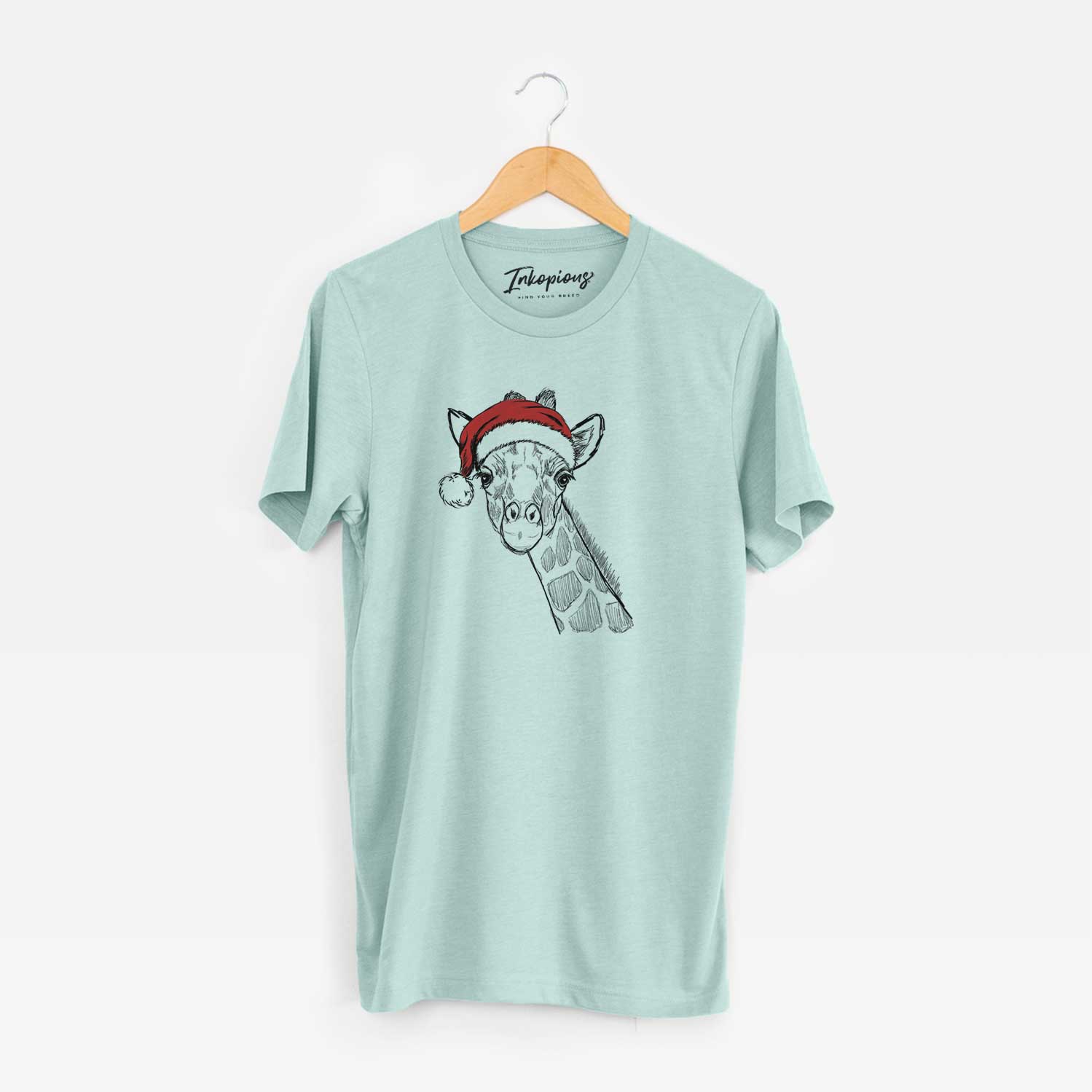 Santa Cedrick the Giraffe - Unisex Crewneck