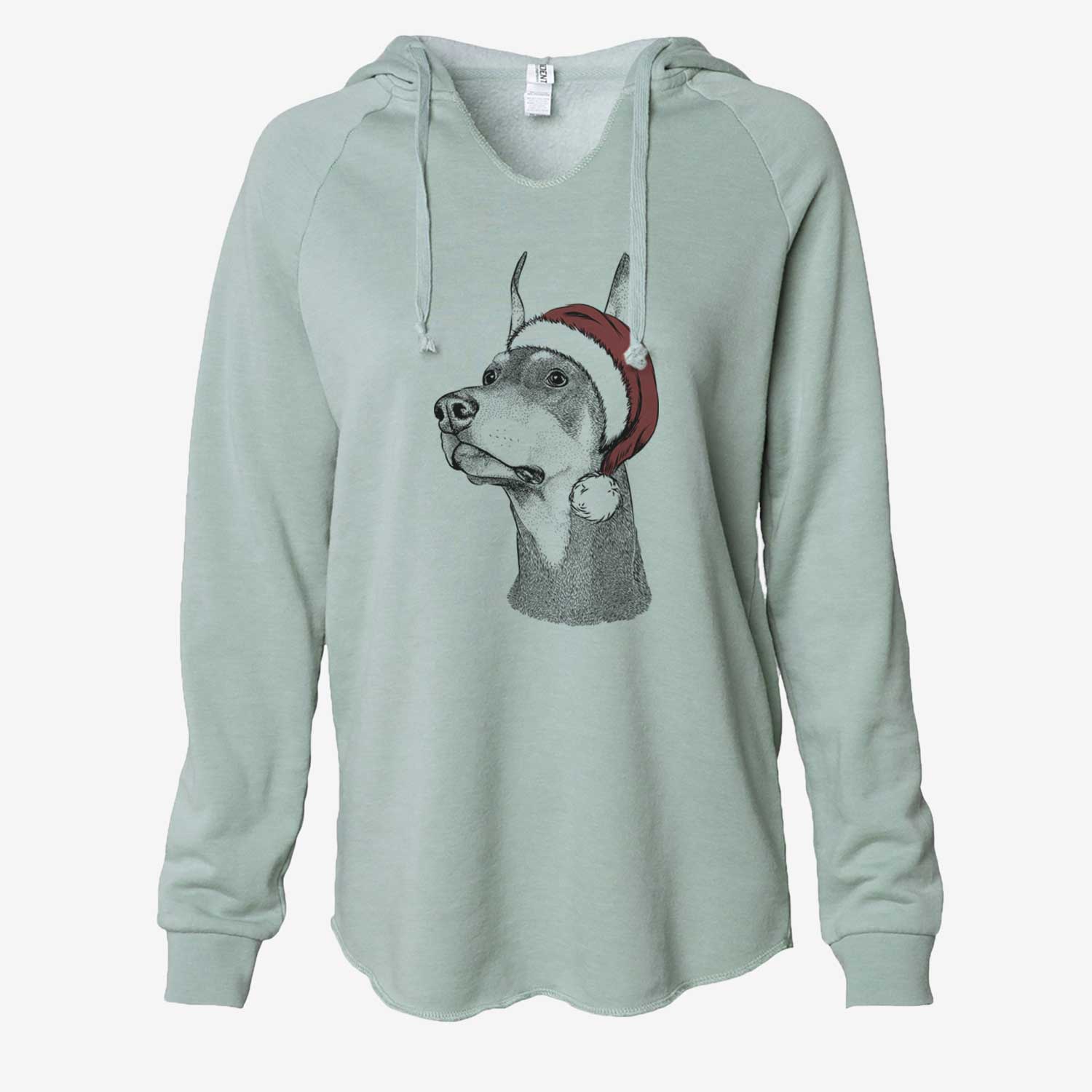 Cenza the Doberman Pinscher - Cali Wave Hooded Sweatshirt