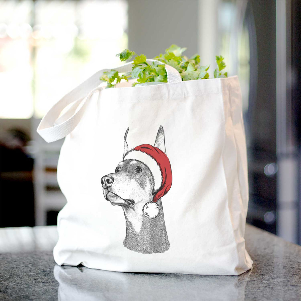Cenza the Doberman Pinscher - Tote Bag