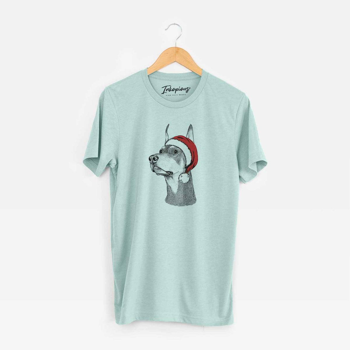 Santa Cenza the Doberman Pinscher - Unisex Crewneck