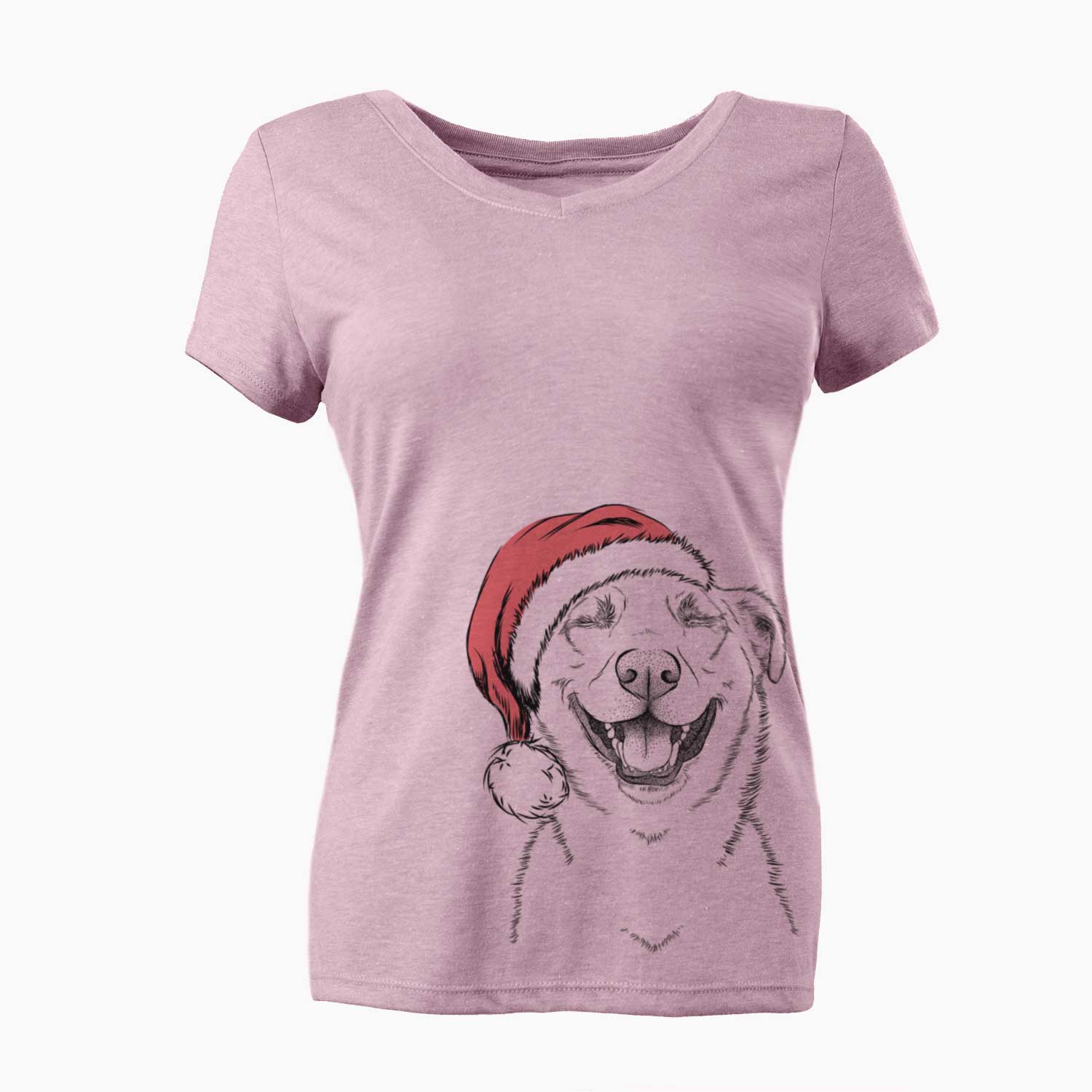 Santa Chancellor the Mixed Breed - Women's V-neck Shirt