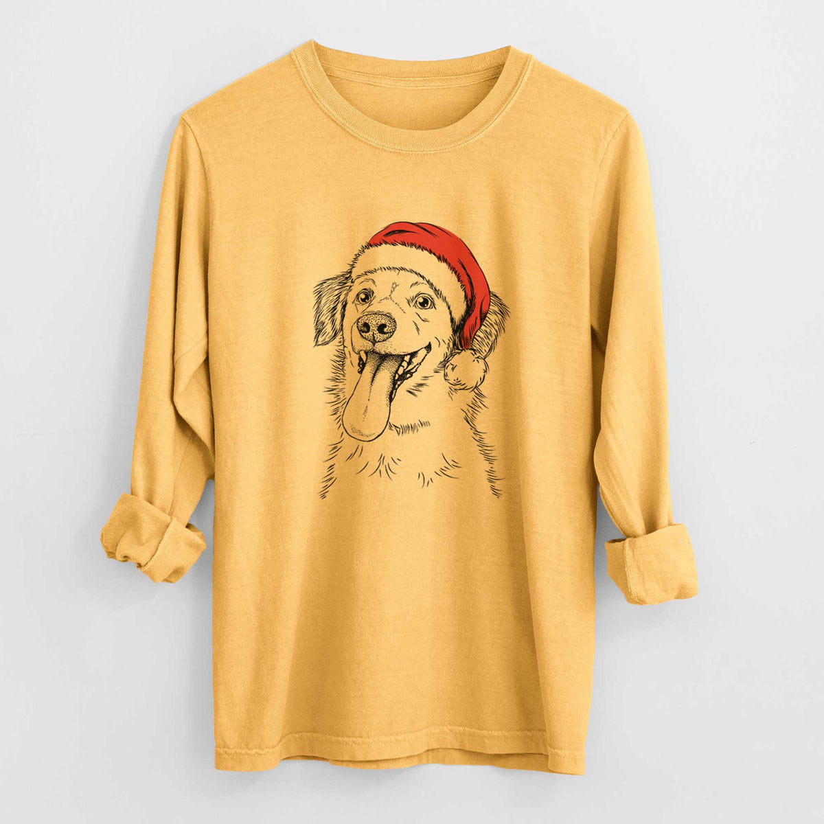 Santa Charles Xavier the Mixed Breed - Heavyweight 100% Cotton Long Sleeve