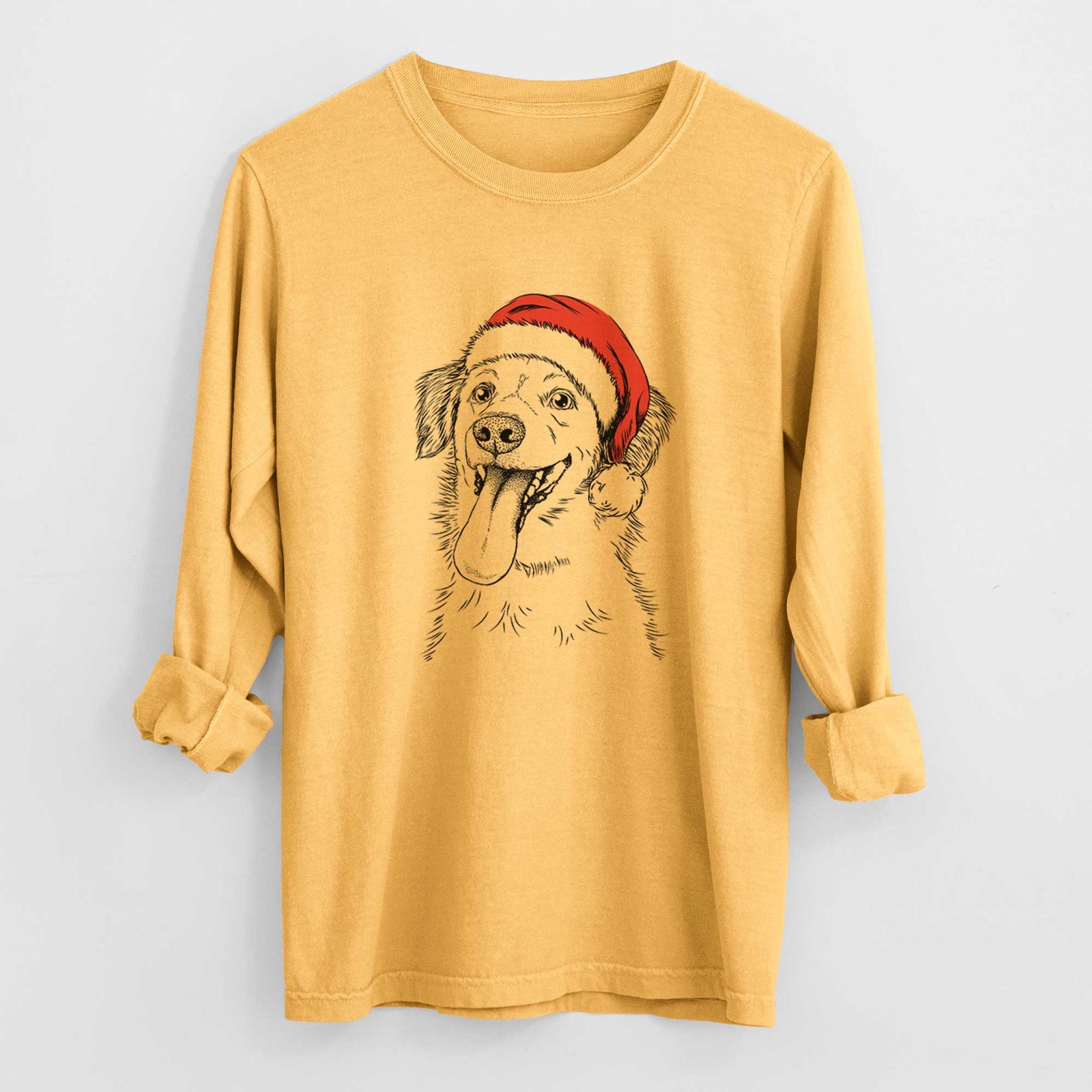 Santa Charles Xavier the Mixed Breed - Heavyweight 100% Cotton Long Sleeve