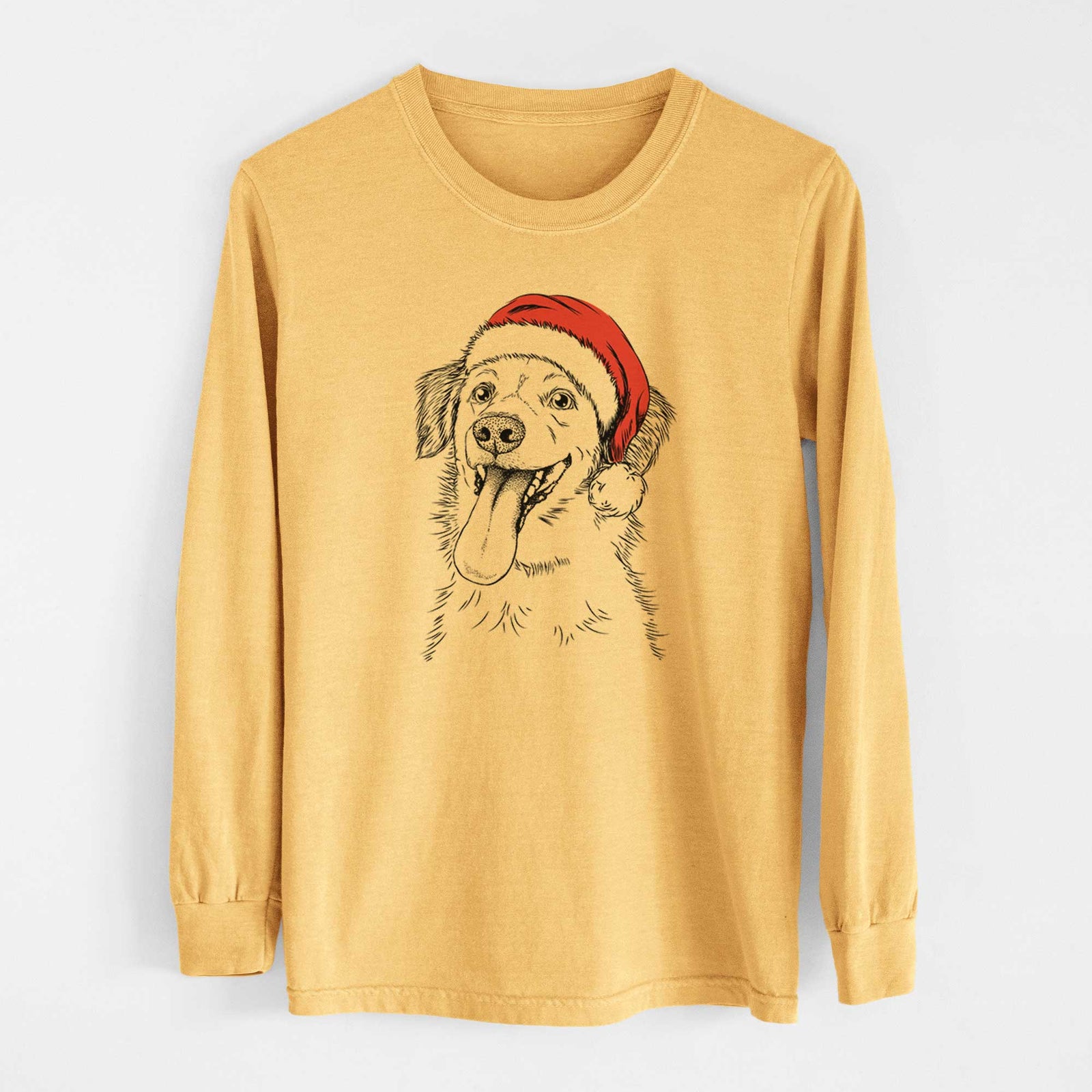 Santa Charles Xavier the Mixed Breed - Heavyweight 100% Cotton Long Sleeve