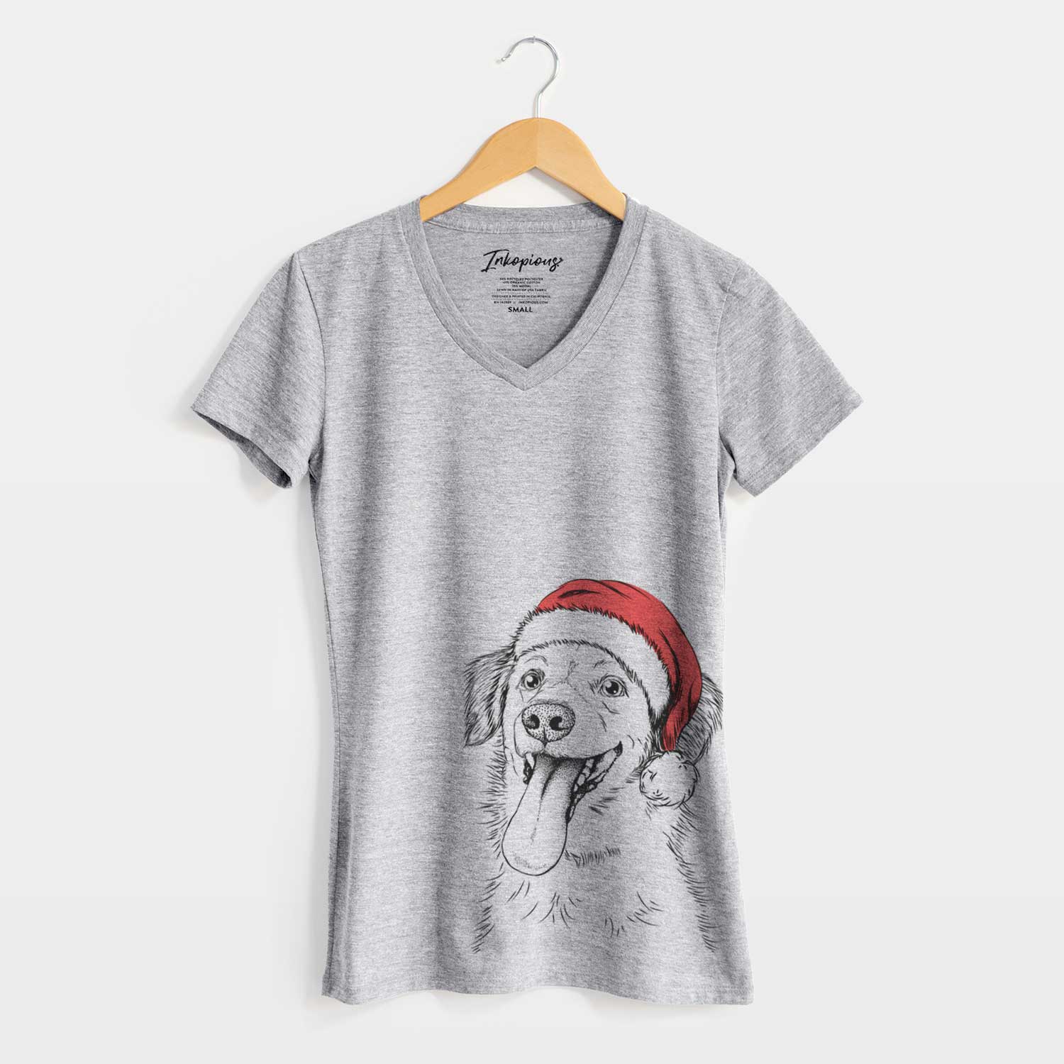Santa Charles Xavier the Mixed Breed - Women's V-neck Shirt