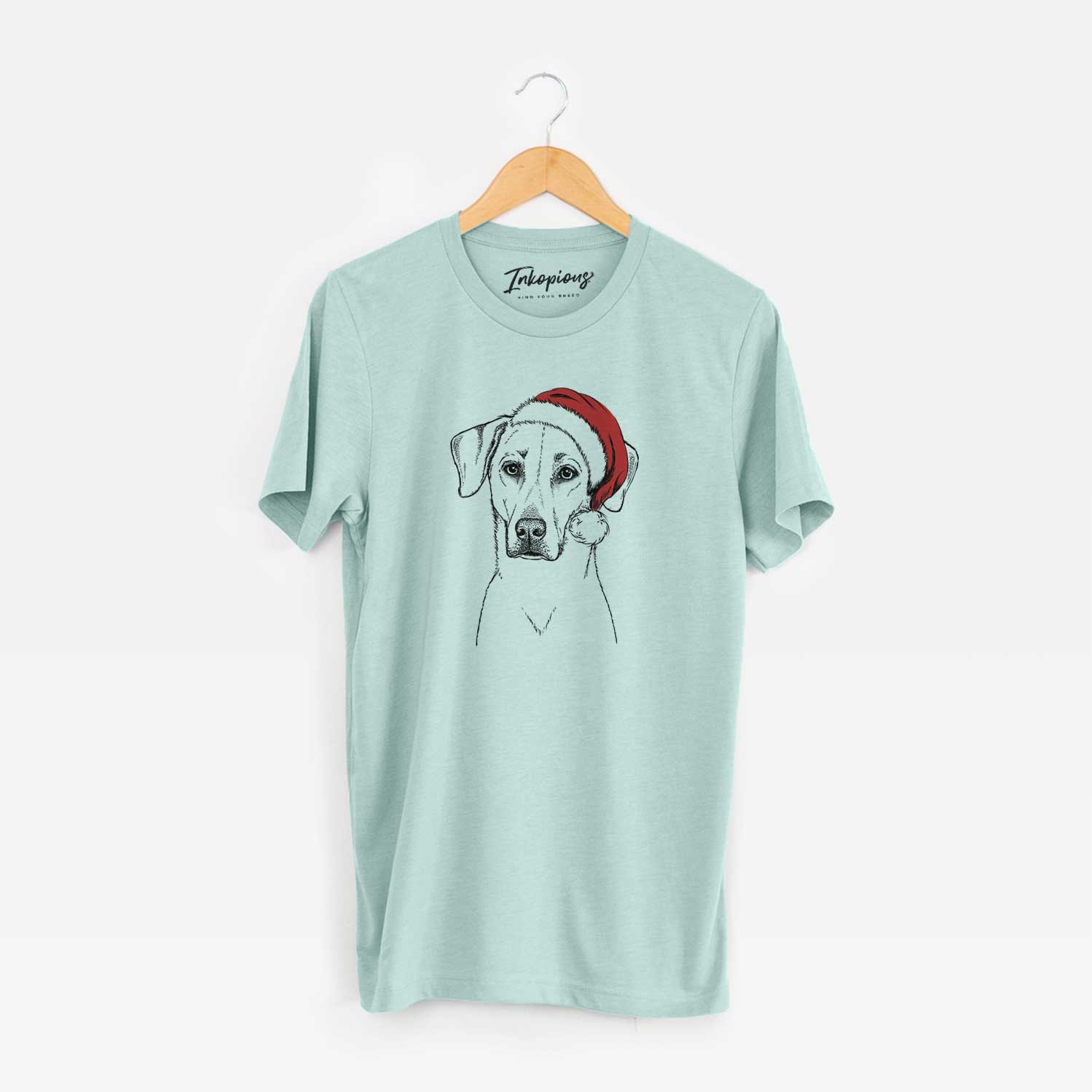 Santa Charlie Girl the Yellow Lab - Unisex Crewneck