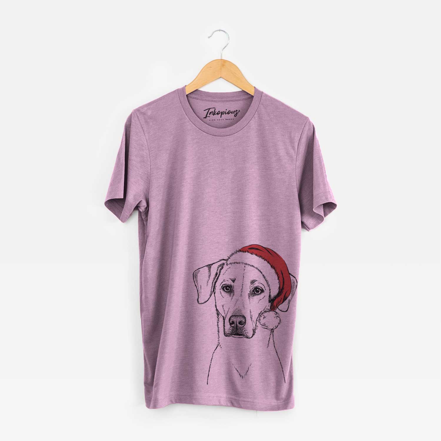 Santa Charlie Girl the Yellow Lab - Unisex Crewneck