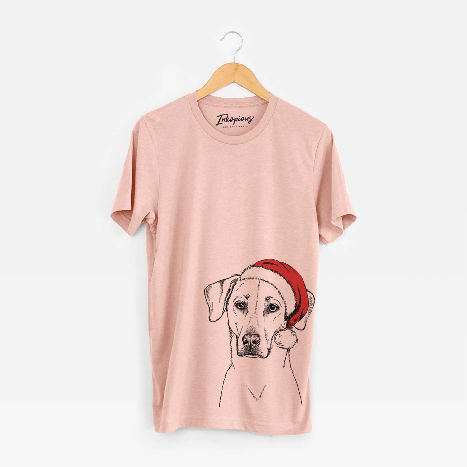 Santa Charlie Girl the Yellow Lab - Unisex Crewneck