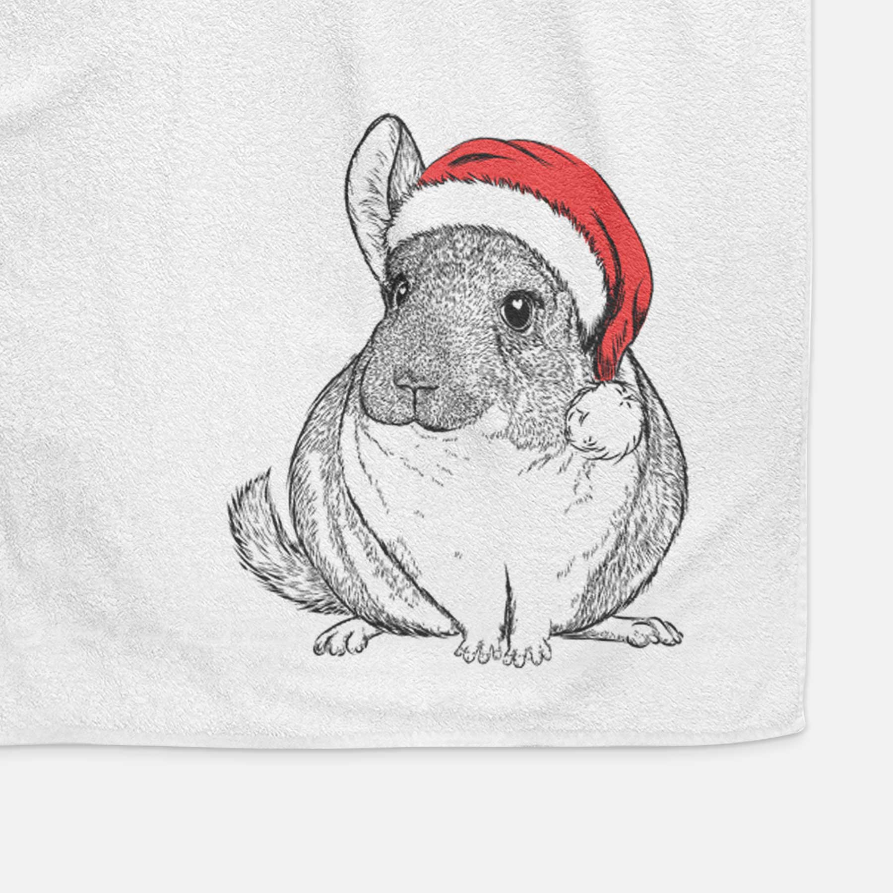 Cheddar the Chinchilla Decorative Hand Towel