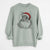 Santa Cheddar the Chinchilla - Unisex Pigment Dyed Crew Sweatshirt