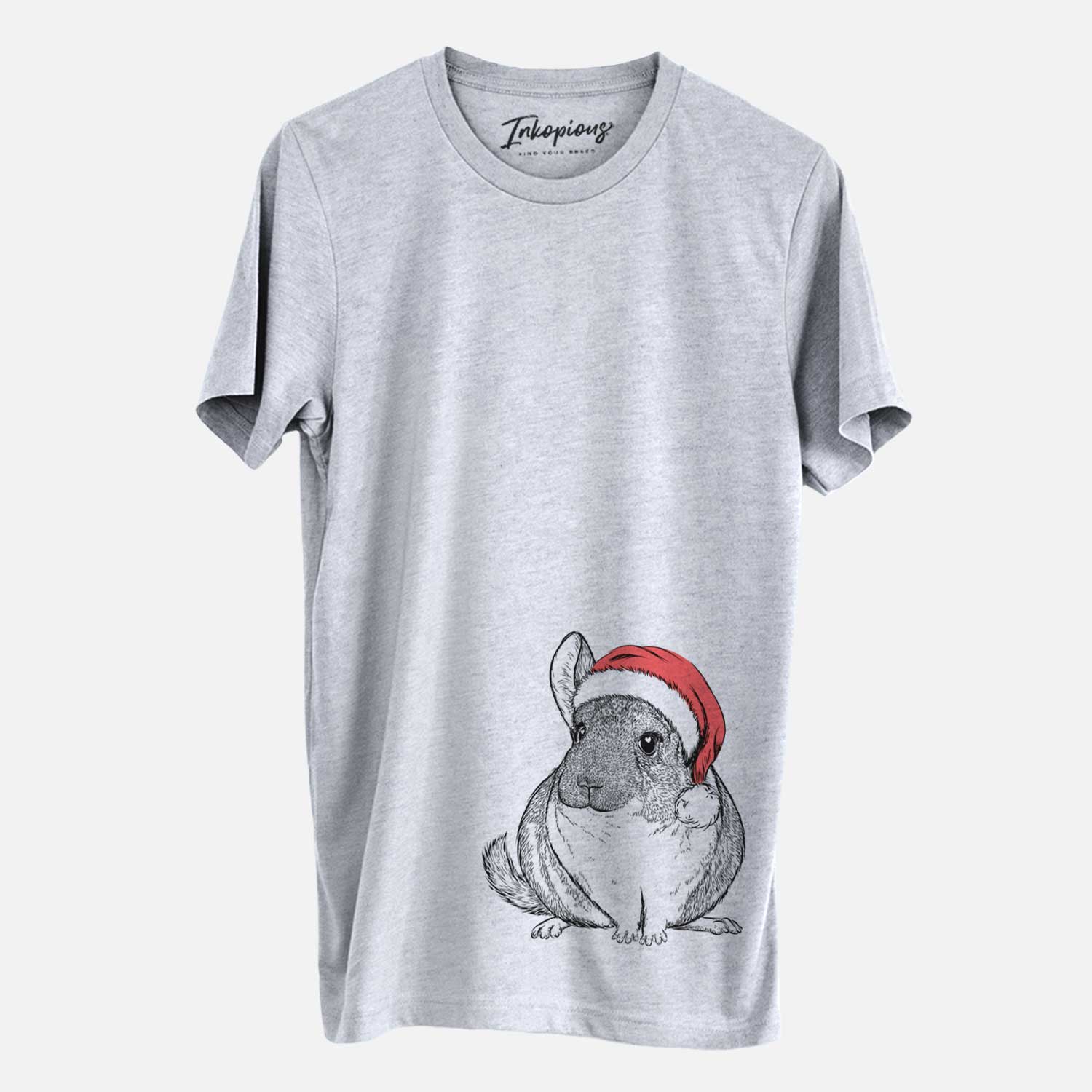 Santa Cheddar the Chinchilla - Unisex Crewneck