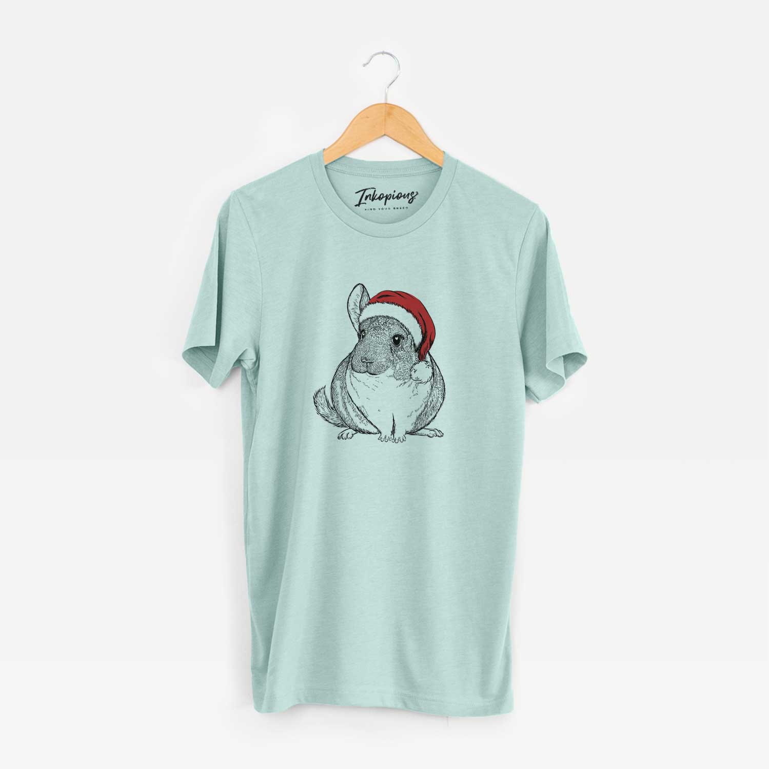 Santa Cheddar the Chinchilla - Unisex Crewneck