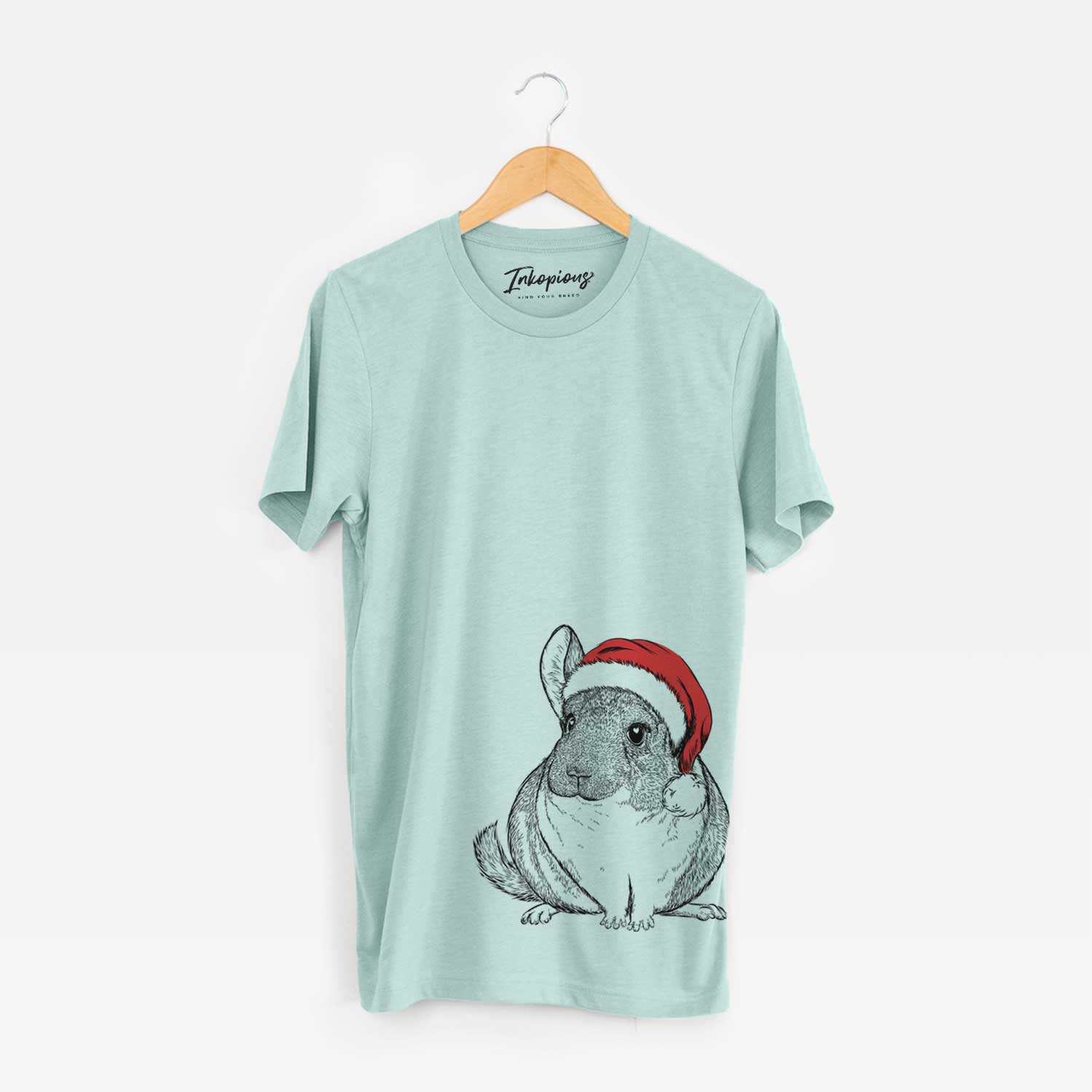 Santa Cheddar the Chinchilla - Unisex Crewneck