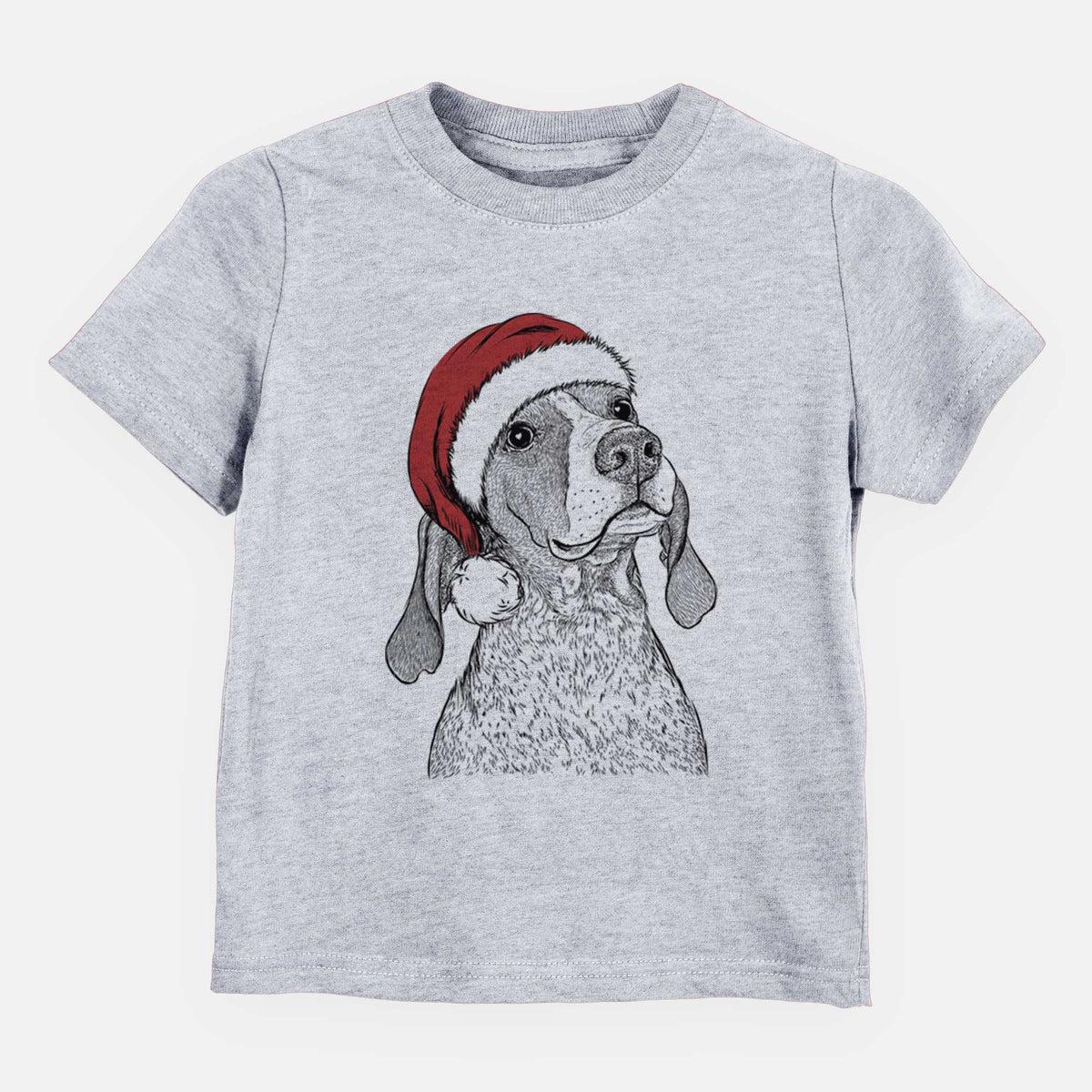 Santa Chester the Red Tick Coonhound - Kids/Youth/Toddler Shirt