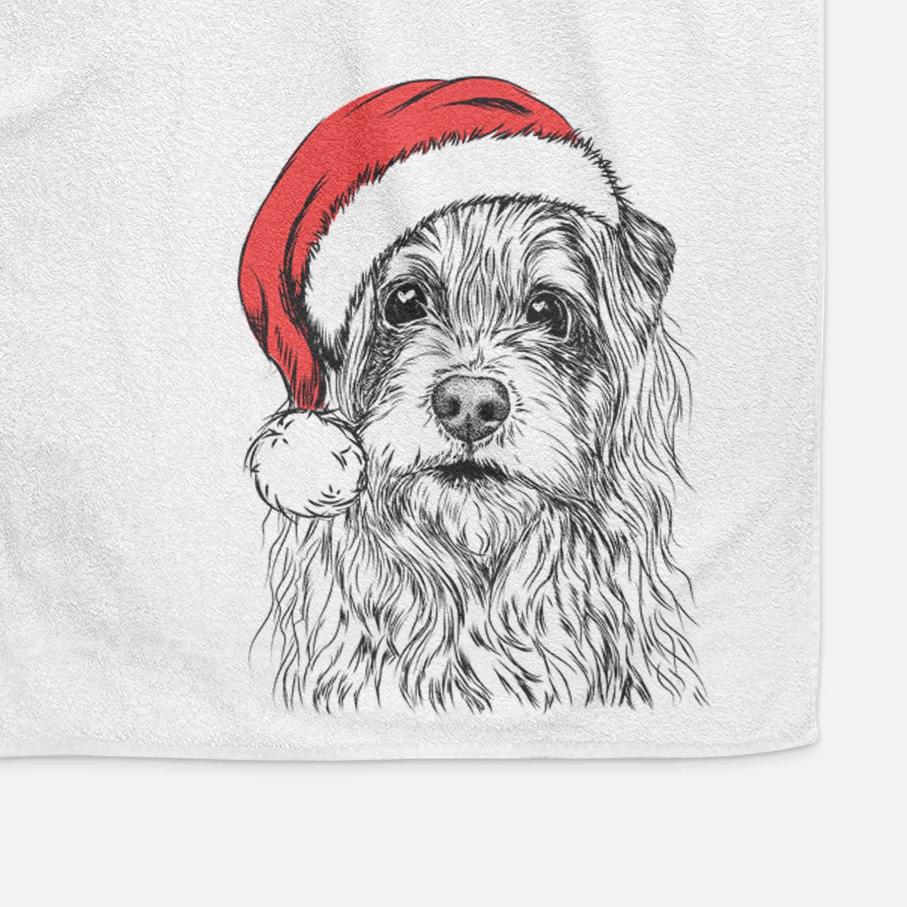 Chester the Terrier Mix Decorative Hand Towel