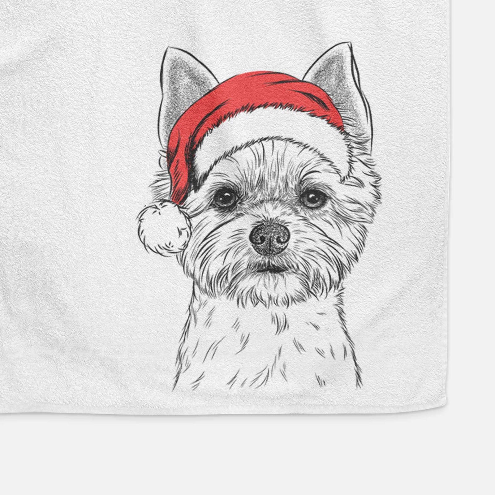 Chewy the Yorkshire Terrier Decorative Hand Towel