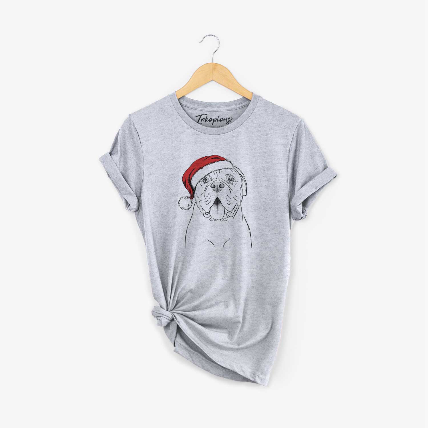 Santa Chief the Boxer Bulldog Mix - Unisex Crewneck