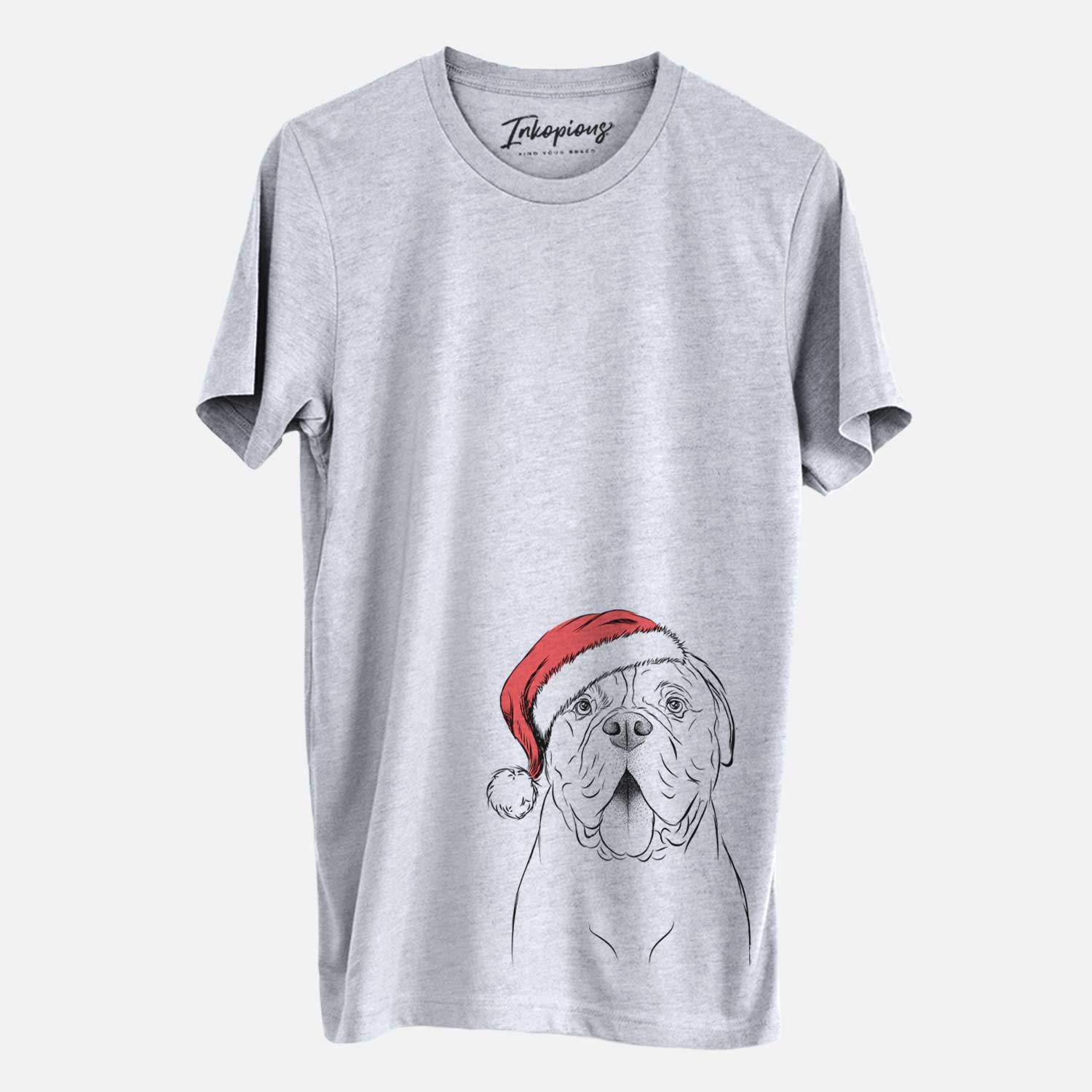 Santa Chief the Boxer Bulldog Mix - Unisex Crewneck