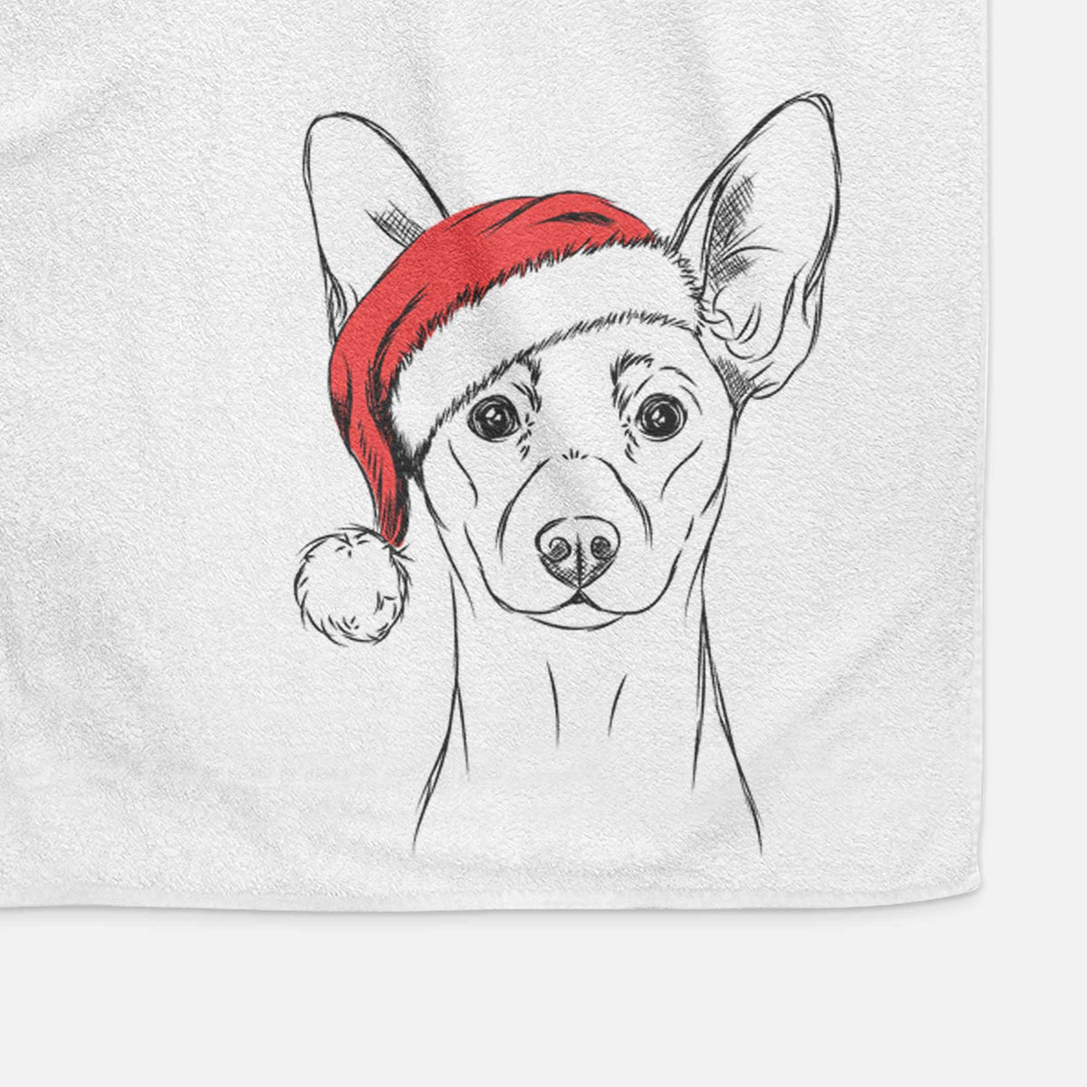 Chillie the Mini Pinscher Decorative Hand Towel