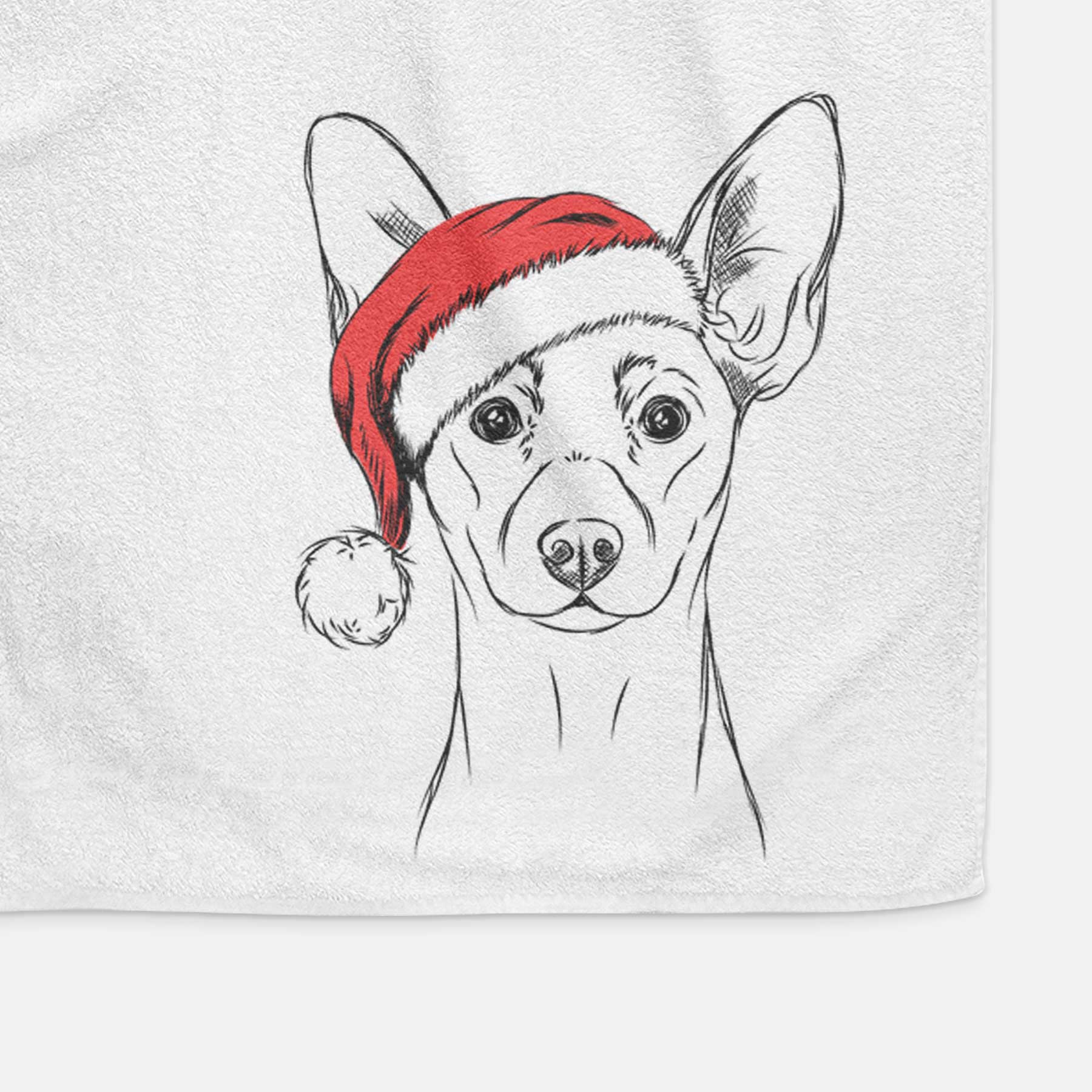 Chillie the Mini Pinscher Decorative Hand Towel