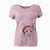 Santa Chillie the Mini Pinscher - Women's V-neck Shirt