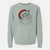 Santa Chloe the Tabby Cat - Unisex Pigment Dyed Crew Sweatshirt