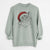 Santa Chloe the Tabby Cat - Unisex Pigment Dyed Crew Sweatshirt