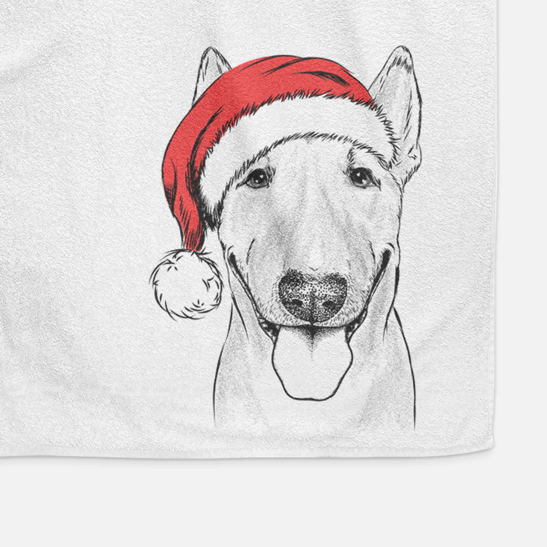 Chloe the Bull Terrier Decorative Hand Towel