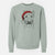 Santa Chloe the Bull Terrier - Unisex Pigment Dyed Crew Sweatshirt