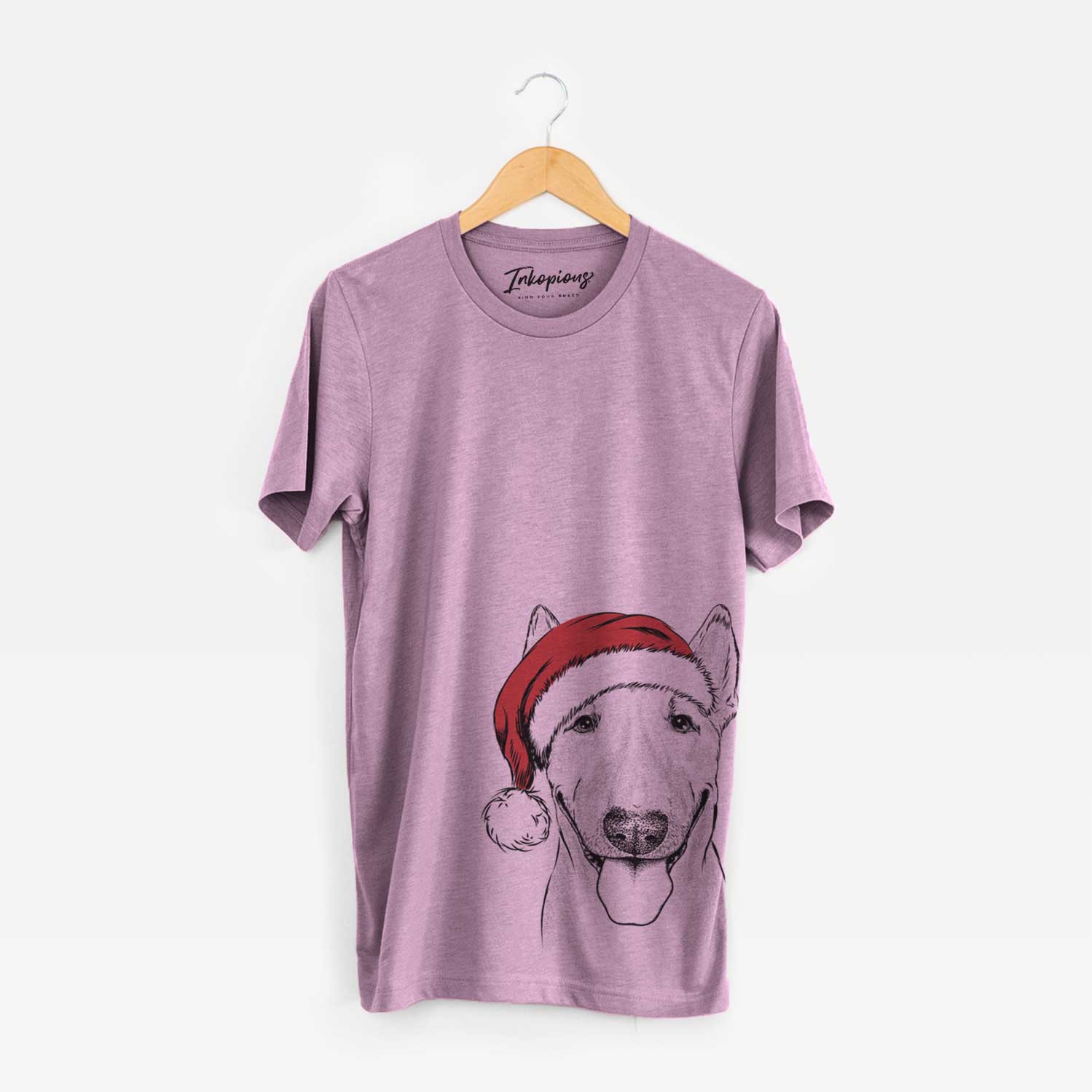 Santa Chloe the Bull Terrier - Unisex Crewneck