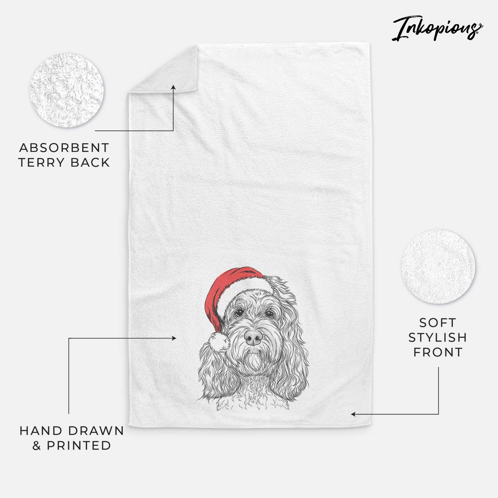 Chloe the Cockapoo Decorative Hand Towel