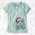 Santa Chloe the Cockapoo - Women's V-neck Shirt