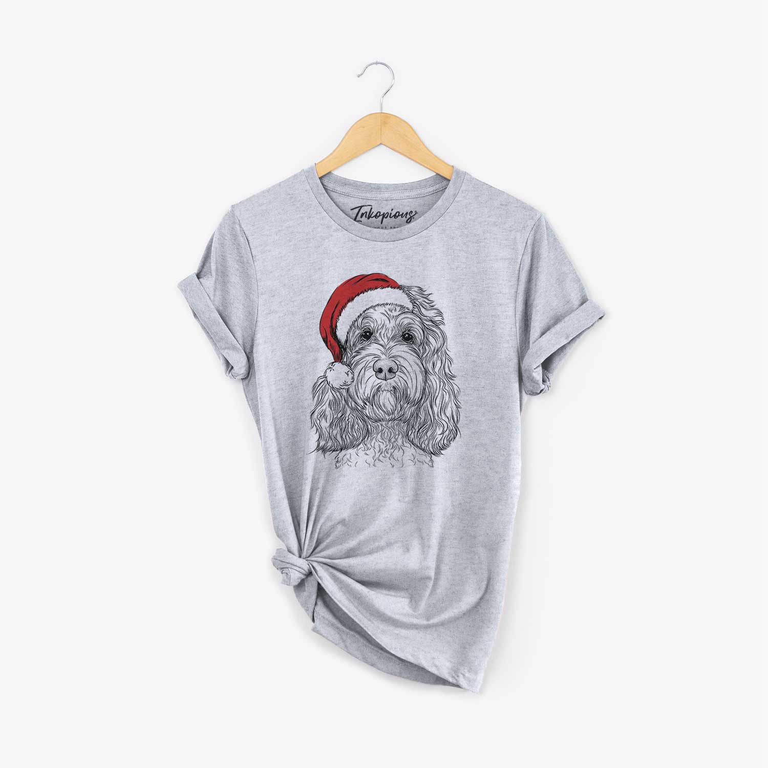 Santa Chloe the Cockapoo - Unisex Crewneck