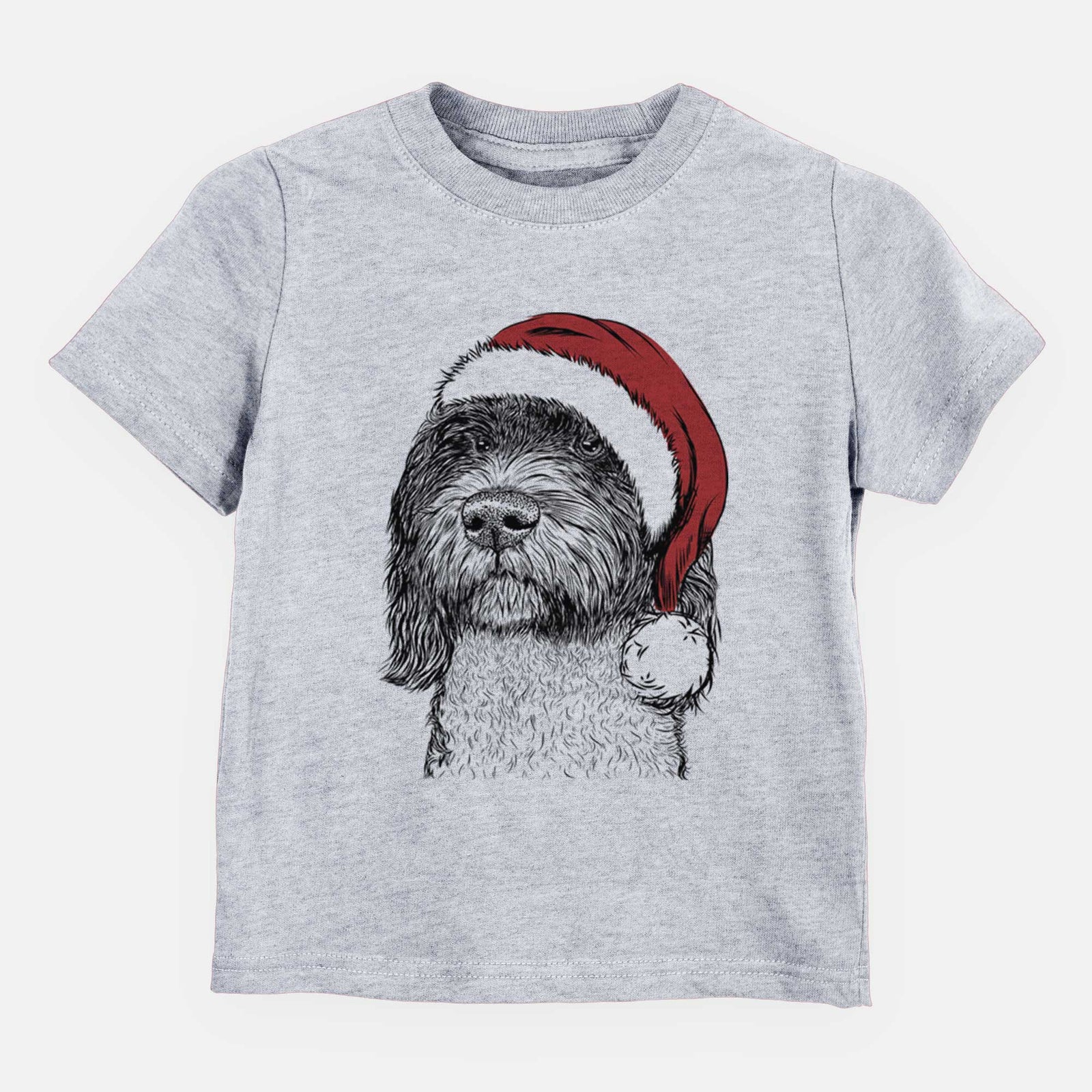 Santa Chris the Portuguese Water Dog - Kids/Youth/Toddler Shirt
