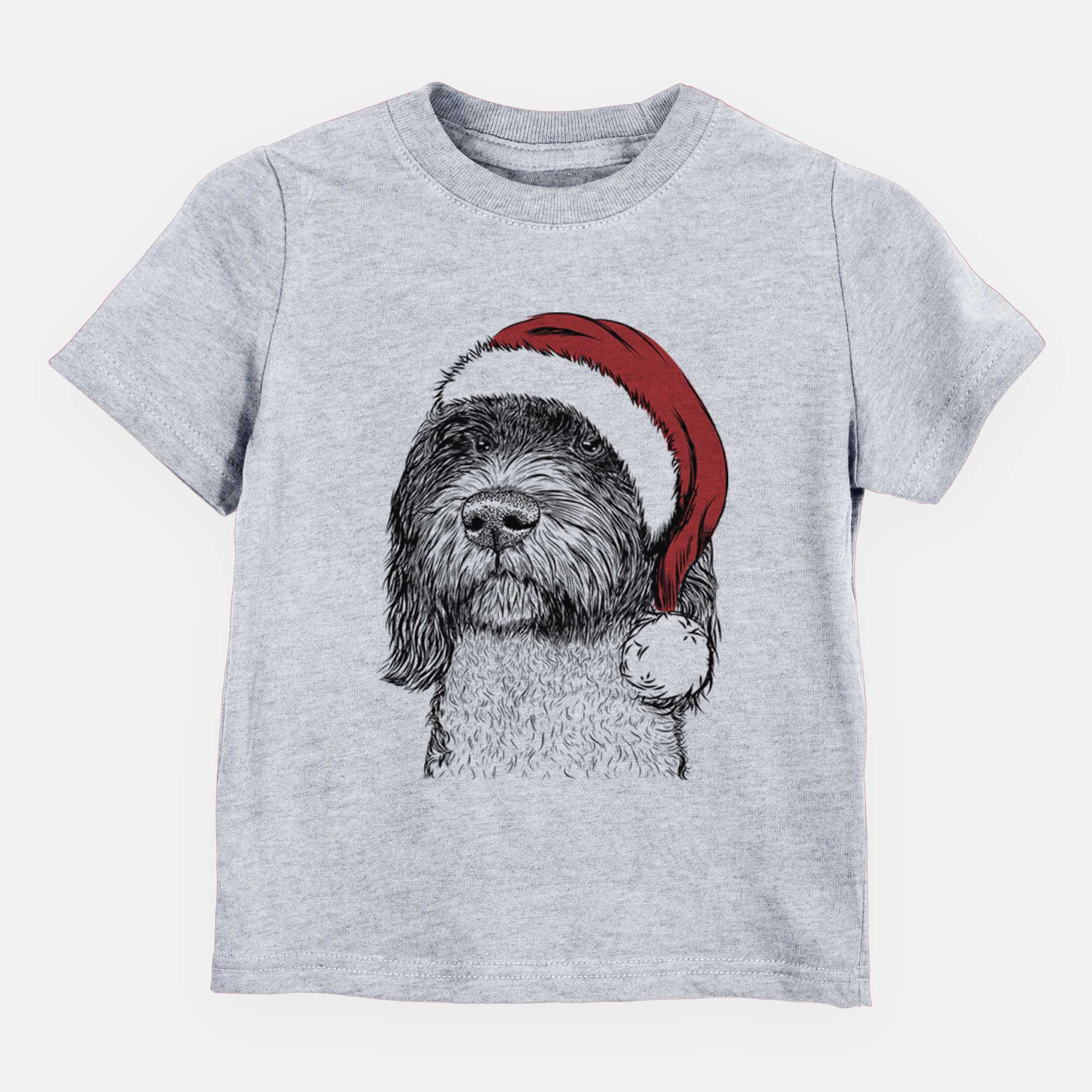 Santa Chris the Portuguese Water Dog - Kids/Youth/Toddler Shirt