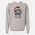 Santa CiCi Paulk the Aussiedoodle - Unisex Pigment Dyed Crew Sweatshirt