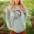 Santa Claiborne the American Staffordshire Terrier - Cali Wave Hooded Sweatshirt