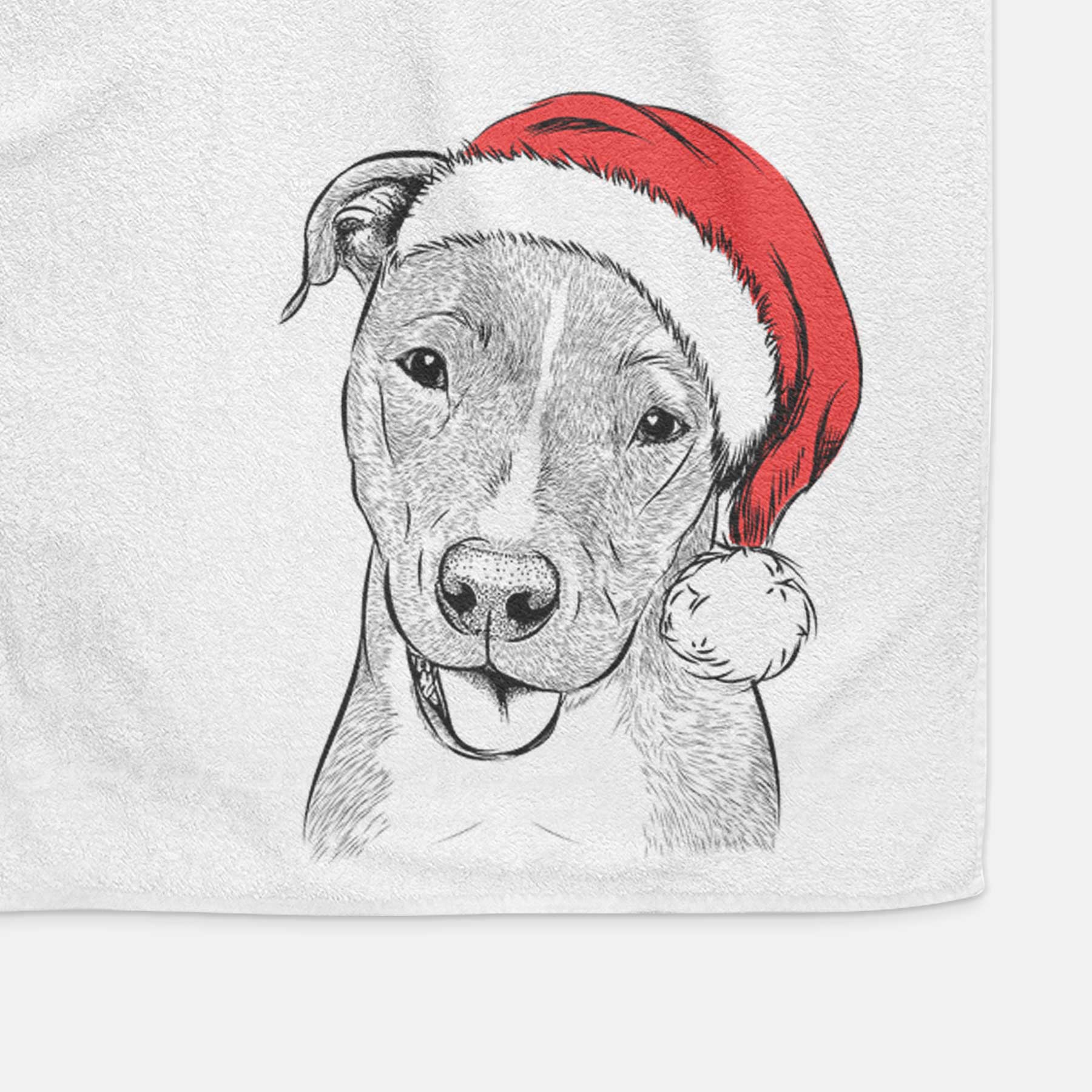 Claiborne the American Staffordshire Terrier Decorative Hand Towel