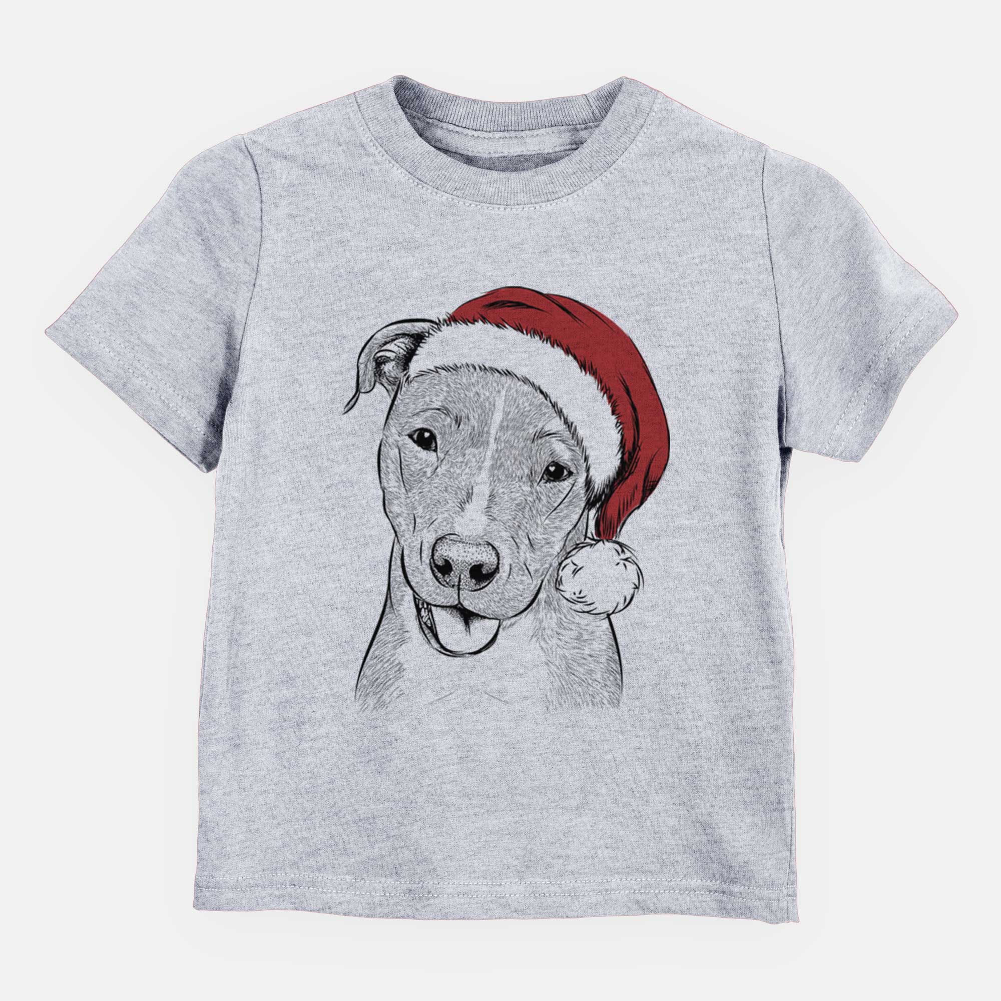 Santa Claiborne the American Stafforsdhire Terrier - Kids/Youth/Toddler Shirt