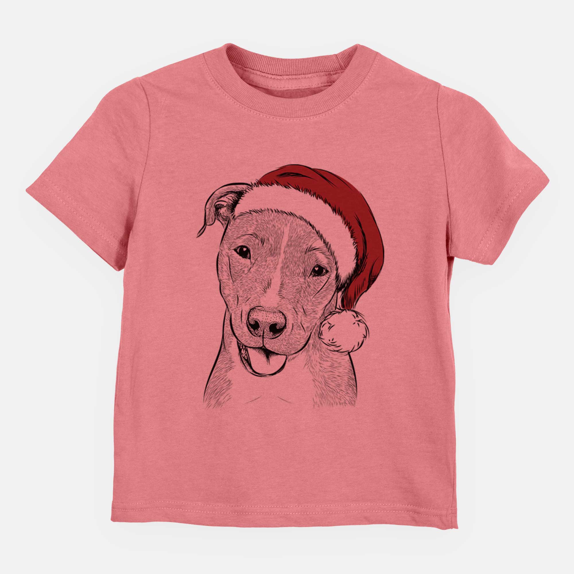 Santa Claiborne the American Stafforsdhire Terrier - Kids/Youth/Toddler Shirt