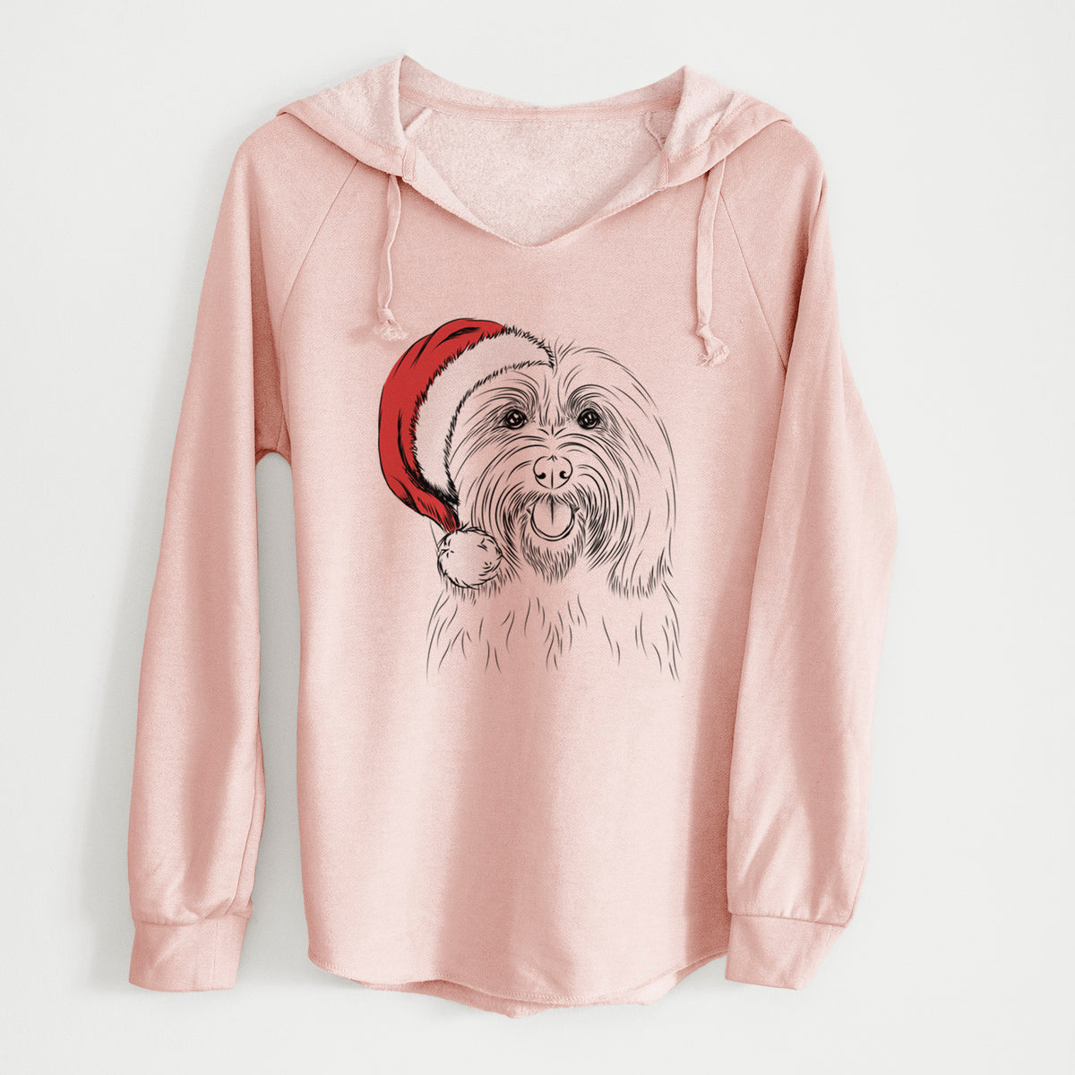 Santa Claude the Coton de Tulear - Cali Wave Hooded Sweatshirt