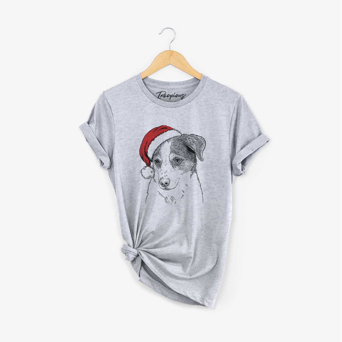 Santa Coco the Beagle Mix - Unisex Crewneck