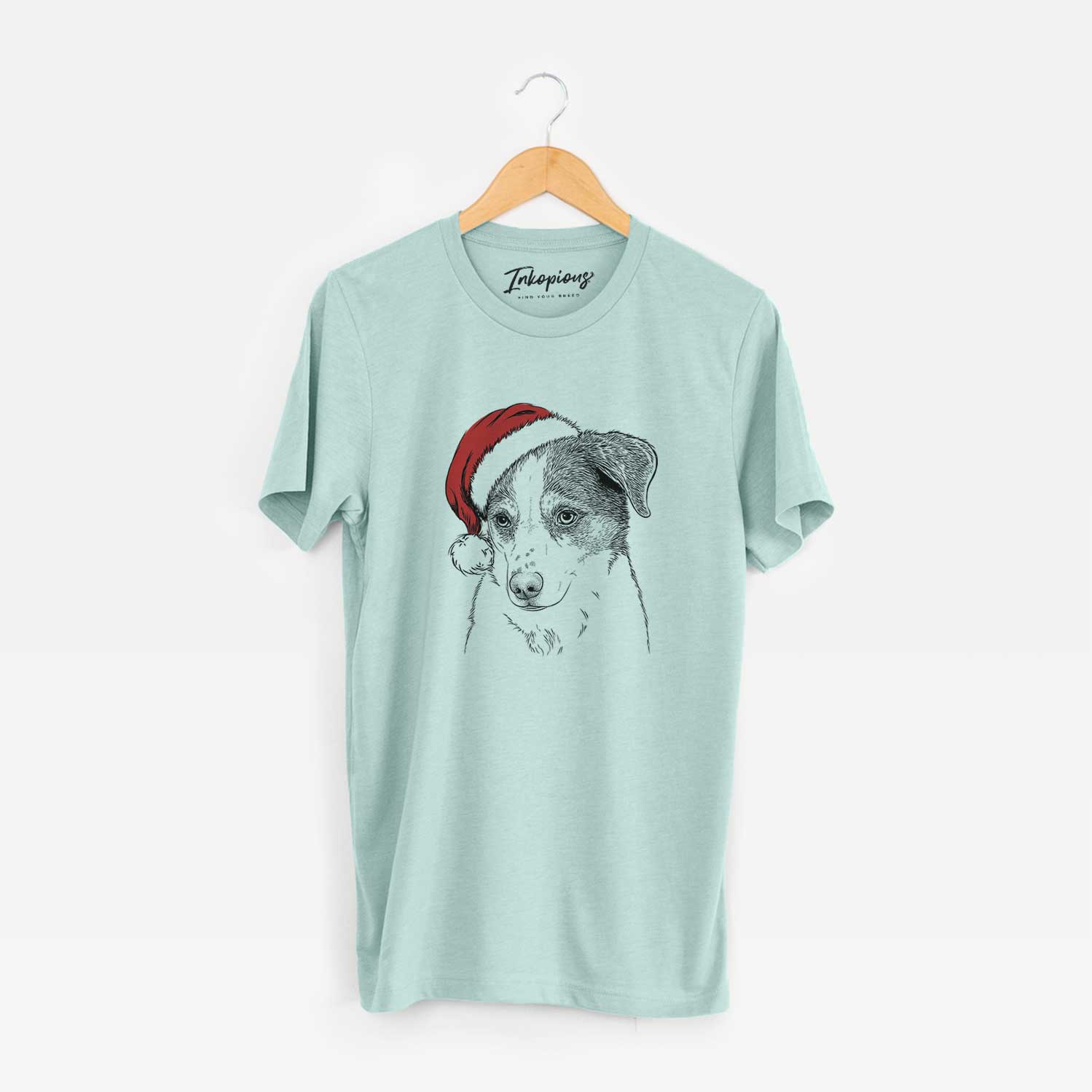 Santa Coco the Beagle Mix - Unisex Crewneck