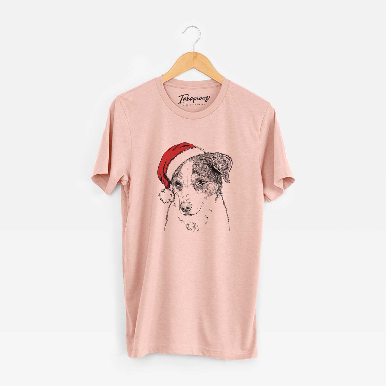 Santa Coco the Beagle Mix - Unisex Crewneck