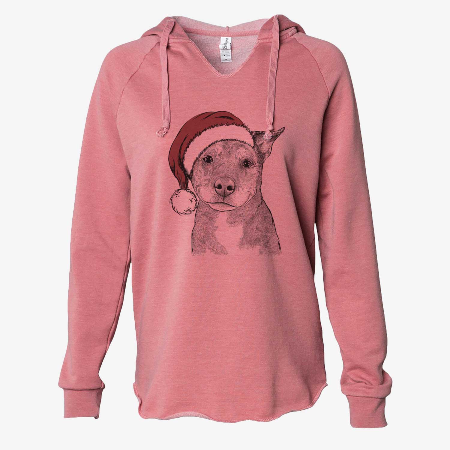 Cody the Catahoula Mix - Cali Wave Hooded Sweatshirt