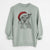 Santa Cody the Catahoula Mix - Unisex Pigment Dyed Crew Sweatshirt