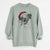 Santa Cola the Catahoula - Unisex Pigment Dyed Crew Sweatshirt