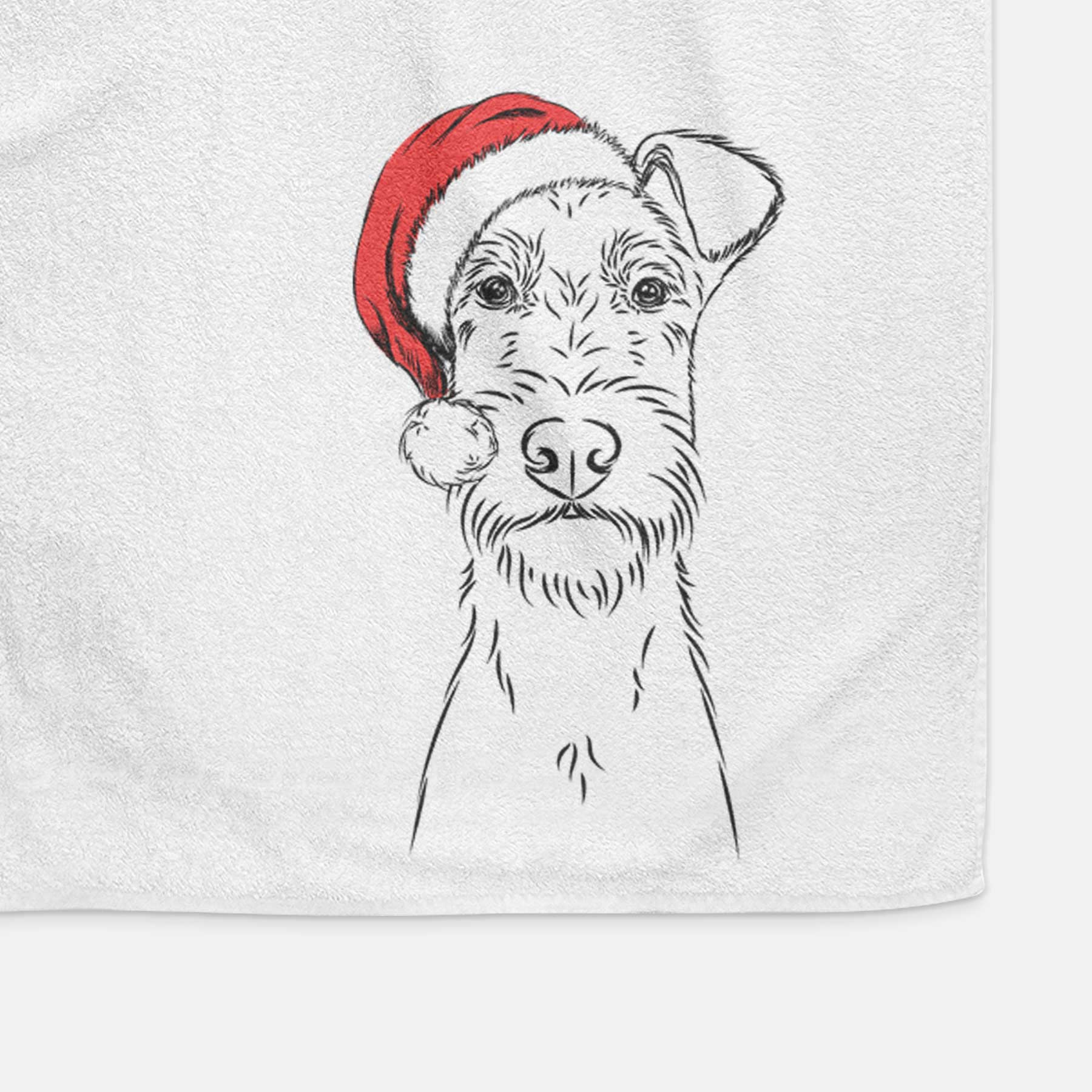 Connor the Irish Terrier Decorative Hand Towel